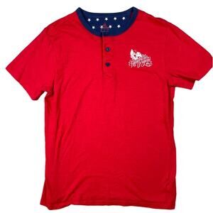Disney Parks Mens Size M Red Disneyland Parks American Original T-Shirt